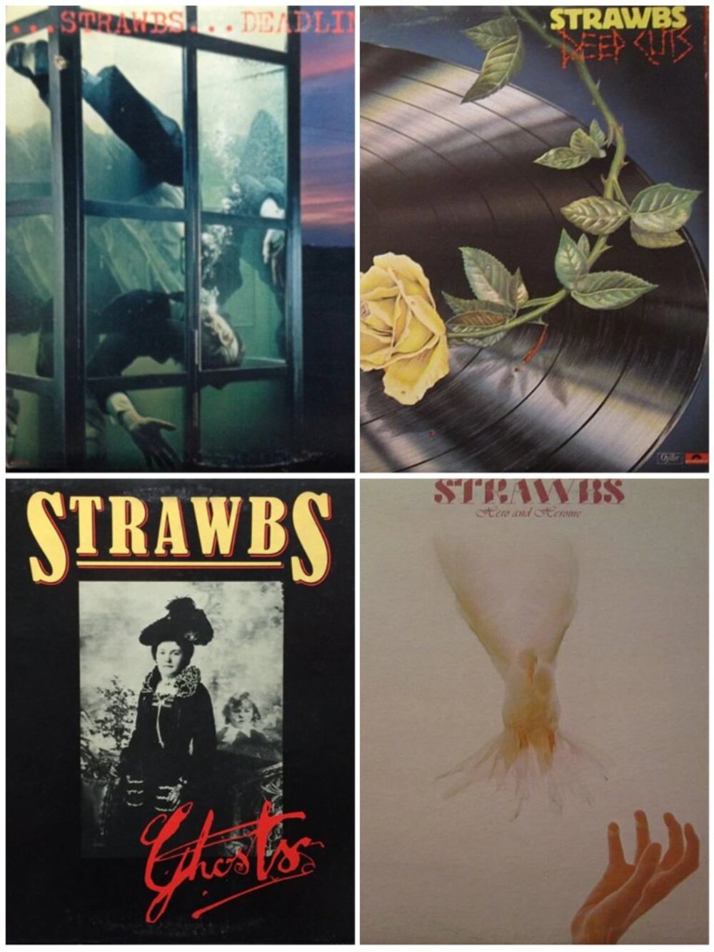 Lot Of 4 Strawbs Vinyl Albums